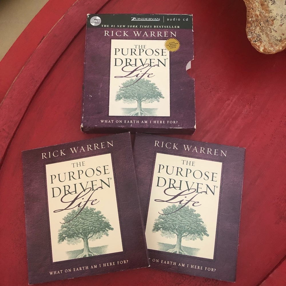 “The Purpose Driven Life, What On Earth Am I Here For?” CDs by Rick Warren 💿